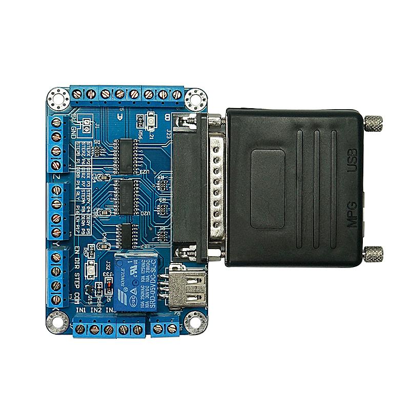 Adaptador Conversor Porta Paralela DB25 25 pinos para Porta USB 5 Eixos para Mach3