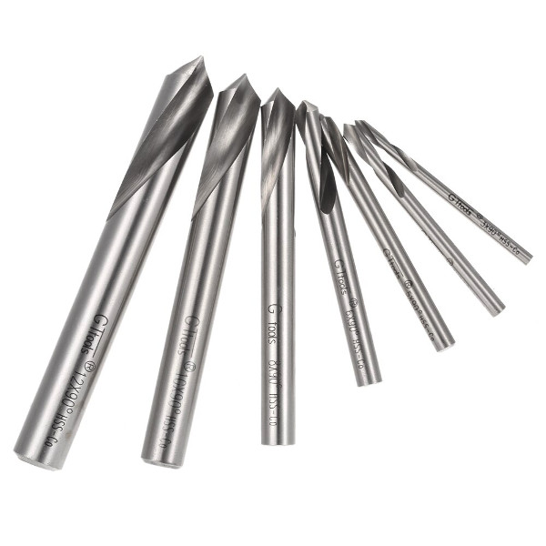 Jogo de Broca A&ccedil;o R&aacute;pido (HSS Cobalto M42) ponta 90° 3 at&eacute; 12 mm c/ 7 Pe&ccedil;as